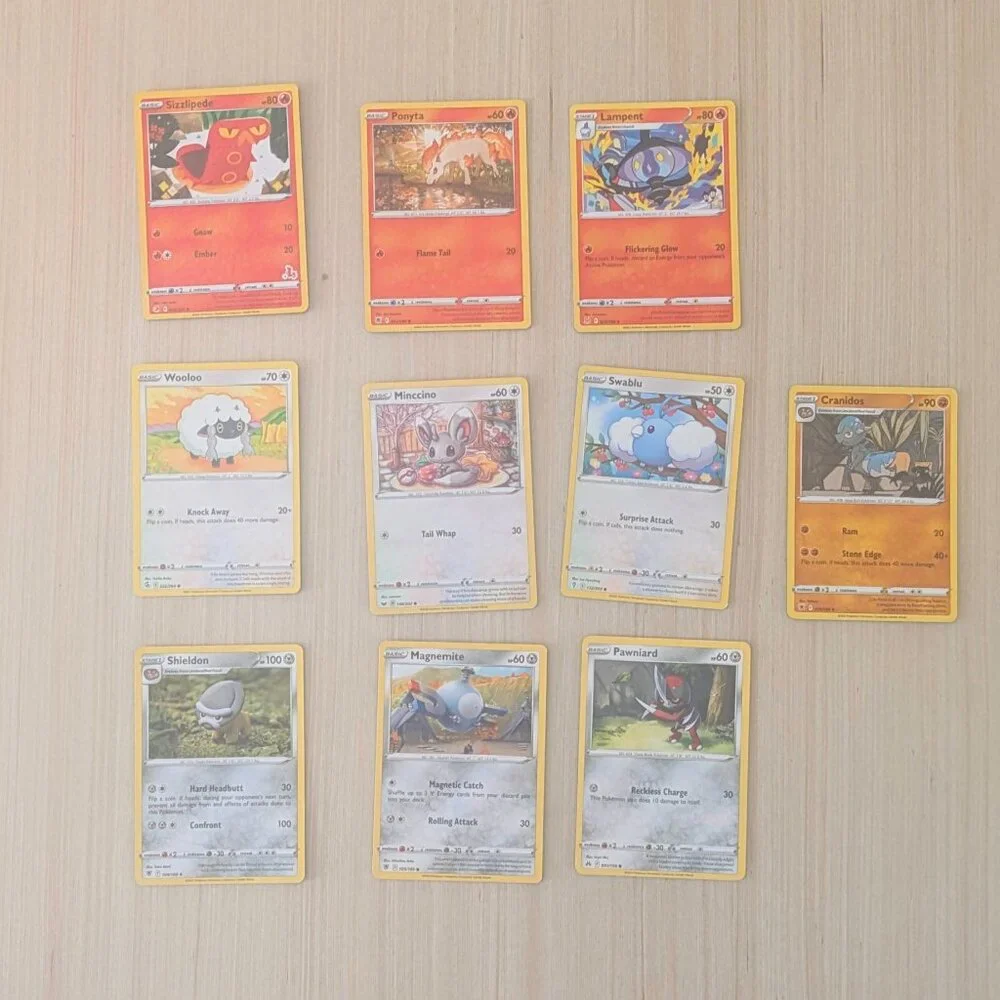 42 Pokemon TCG Trading Cards - Trainer Fire Water Psychic Dark Electric Fighting - Picture 3 of 7